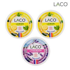 라코 프랑스 LACO 세정제(레몬X2+라벤더X1+전용스펀지 3개), 단일옵션