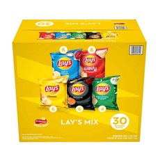 Lays 레이즈 믹스 과자 멀티팩 30개입 1.28kg