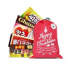 롯데제과 크리스마스선물세트 5종산타선물세트(당일발송) 과자 선물세트, 1세트, 5종선물세트