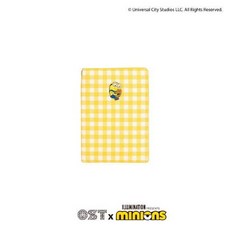 [OST × 미니언즈] 밥과 곰인형 체크 여권지갑 OTL120603AYY