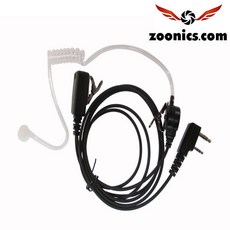 주닉스 무전기 이어폰 경호용 경호원 리시버 투명튜브, T6200
