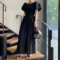 퍼프소매점프수트