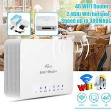 새로운 잠금 해제 300Mbps 와이파이 라우터 4G LTE CPE 모바일 라우터 LAN 포트 지원 SIM 카드 휴대용 무선 라우터 와이파이 라우터|3G/4G 라우터|, 1개, 단일, 단일
