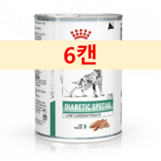 로얄캐닌 독 다이아베틱 캔 410g+6 당뇨 처방식 DIABETIC, 닭, 410g, 1세트