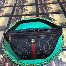 GC GG 벨벳 벨트백 574968 블랙.