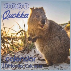 Quokka 2021 Calendar: Quokka Australian Animal "8.5x8.5" Inch Wall 2021 Calendar Paperback, Independently Published