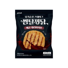 재미어트 썸탈꺼닭 닭가슴살 스테이크 매콤 데리야끼맛, 20개, 120g - 미친닭