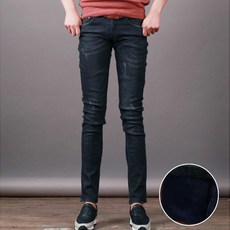 스댕클럽 남성용 기모청바지 빅사이즈 본딩 겨울 청바지 KD4234