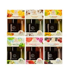 그라스디퓨저  그라스 차량용 디퓨저 105ml 6종 택1 허니레몬 1개 