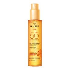 NUXE 프랑스 정품 눅스 썬 태닝 오일 SPF50 150ml, 1개