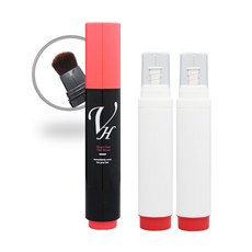 버진헤어 새치커버 틴트 브러쉬 본품+리필x2, 1개, 브라운(본품+리필2)