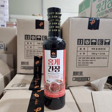 약목 참 홍게 간장 760g 1박스 12개 760ml 상품 이미지