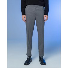 티엔지티 20FW 네이비 슬림핏 울라이크 체크 셋업팬츠 TGPA0D142N1