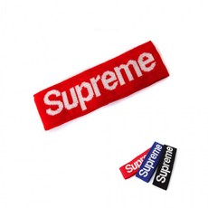 SUPREME 헤어밴드M패션밴드스포츠헤어밴드캐주얼밴드남녀공용연예인밴드