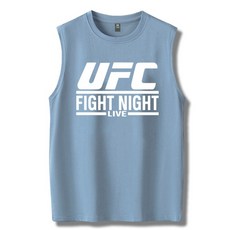 MMA 종합격투기 UFC 코튼 나시 티셔츠 빅사이즈 2XL 3XL 4XL 블루