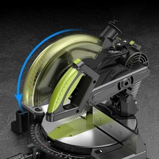 독일 알루미늄 각도 절단기 목재 파이프 원형톱 고속, (M3-2600W)-100개 삼용 톱날, 1개