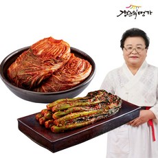 [강순의명가] 포기김치3kg+돌산갓김치3kg, 1세트