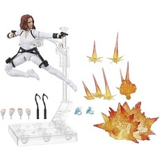 Marvel Hasbro 블랙 위도우 레전드 시리즈 a+ 15.2cm(6인치) 수집용 액션 피규어 장난감 a+ 액세서리 12개 포함 276931
