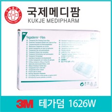 Tegaderm 3M 테가덤 1626W/투명방수접착패드/Tegaderm, 1개, 1개입 - 테가덤1626