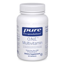 Pure Encapsulations O.N.E. Multivitamin 퓨어 인캡슐레이션 멀티비타민 60 캡슐, 60정, 1개