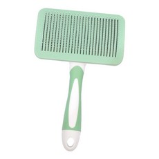 강아지 마사지 원터치 슬리커 죽은털 빗 애완견털관리 말티즈, 1개