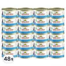  알모네이쳐 고양이 주식캔, 70g, 대서양 참치, 48개 