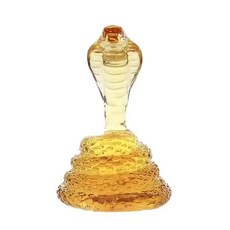 위스키병 술병 뱀 모양 와인 높은 붕규산염 유리 가공 십이지 투명 500 1000 ml, 1개