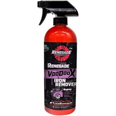 Renegade Products 자동차 클레이바 낙진 철분 제거제 1개 레니게이드 제품 자동 디테일링을 위한 부두 X 철제 페인트와 바퀴에서 철 제거 먼지 녹 Q1298644, 710ml