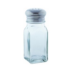 Norpro 유리 소금 및 후추 쉐이커 소금통 후추통 1개입 사진과 동일, 1, 1개