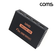 1:4 HDMI 분배기 4K 3840x2160 UHD FR180, 1개, 본상품선택