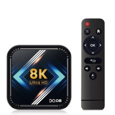 스마트 TV 박스 안드로이드 13 쿼드 코어 코텍스 8K, 유럽 표준, D.2GB 16GB 보이스 RC