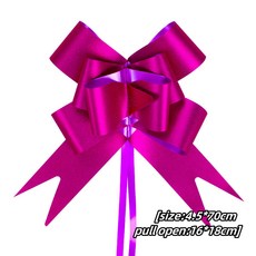 풀 활 선물 리본 대형 꽃 자동차 장식 팩 5 50 개 4 CM 6 4CM, 10Pcs, 7roseo, 10개