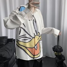 커플셔츠 도날드덕프린트남녀커플트렌드CS303-P