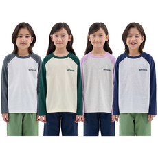 아웃도어프로덕트 키즈 오버핏 티셔츠 긴팔 면티