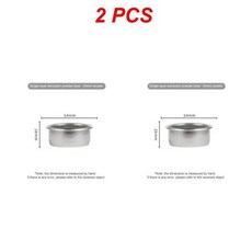 IMS바스켓 바스켓 포터필터바스켓 De longhi용 커피 필터 바구니 Delonghi Breville 커피용 포타필터 58mm 54mm 51mm 1 2 4 컵, L, Style D 2pcs