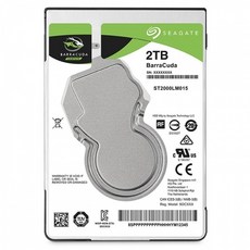 Seagate Seagate 2TB BarraCuda ST2000LM015 (SATA3/5400/128M/노트북용) - st2000dm006