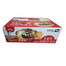 백제 도토리 비빔막국수 297g x 6개 면류 코스트코, 1팩, 297.5g