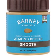 Barney Butter 아몬드 버터 스무스 284g(10oz), One Color, One Size, 1개