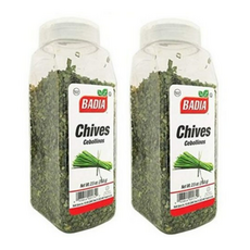 Badia 바디아 동결 건조 서양 부추 차이브 2.5oz(70g) x2개 Bottle Chives Dehydrated Dried kosher, 70g, 2개