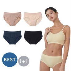세컨스킨 뱀부 베이직 삼각팬티 1+1
