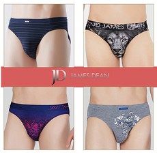 제임스딘 스타일리쉬 폴리스판 삼각팬티세트_1056