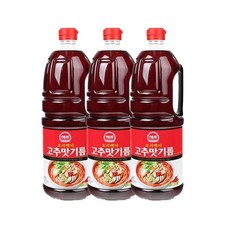 <올따옴> 사조해표 고추맛기름 1.8L 3입, 3개 3개