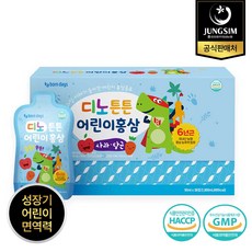 정심 어린이 홍삼 디노튼튼 50ml x 36포, 단품