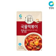 베스트식품 청정원 요리한수 국물떡볶이양념140g x8개, 140g, 8개