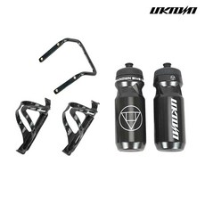 언노운 부스터셋 물통600mL 셋트 물통2개+몰통케이지2개+안장홀더 자전거물통 로드자전거 MTB