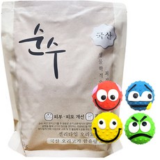 순수 오리고기 사료 1kg(200gX5개) 진짜잘먹는사료 +쿠코토이 라텍스 왕눈이 1개, 200g