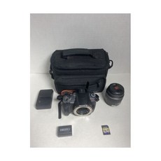 소니 알파 a330 디지털 SLR 카메라 18-55mm 렌즈 테스트 및 작동