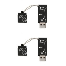FWT 저속한 드라이브 귀여운 만화 피아노 모양 USB 2.0 대용량 저장 디스크 128 + 256GB, 1개