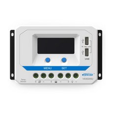 EPever-MPPT VS AU 시리즈 VS3024AU 30A 12V 24V PV50V PWM 태양광 충전 컨트롤러 제어기, 1개