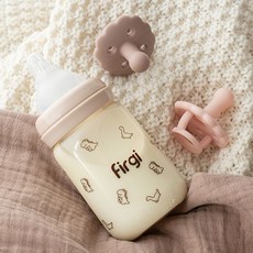 퍼기 PPUS 안심젖병 2P+1단계 꼭지, 200ml, 화이트, 2개 200ml, 화이트, 2개
